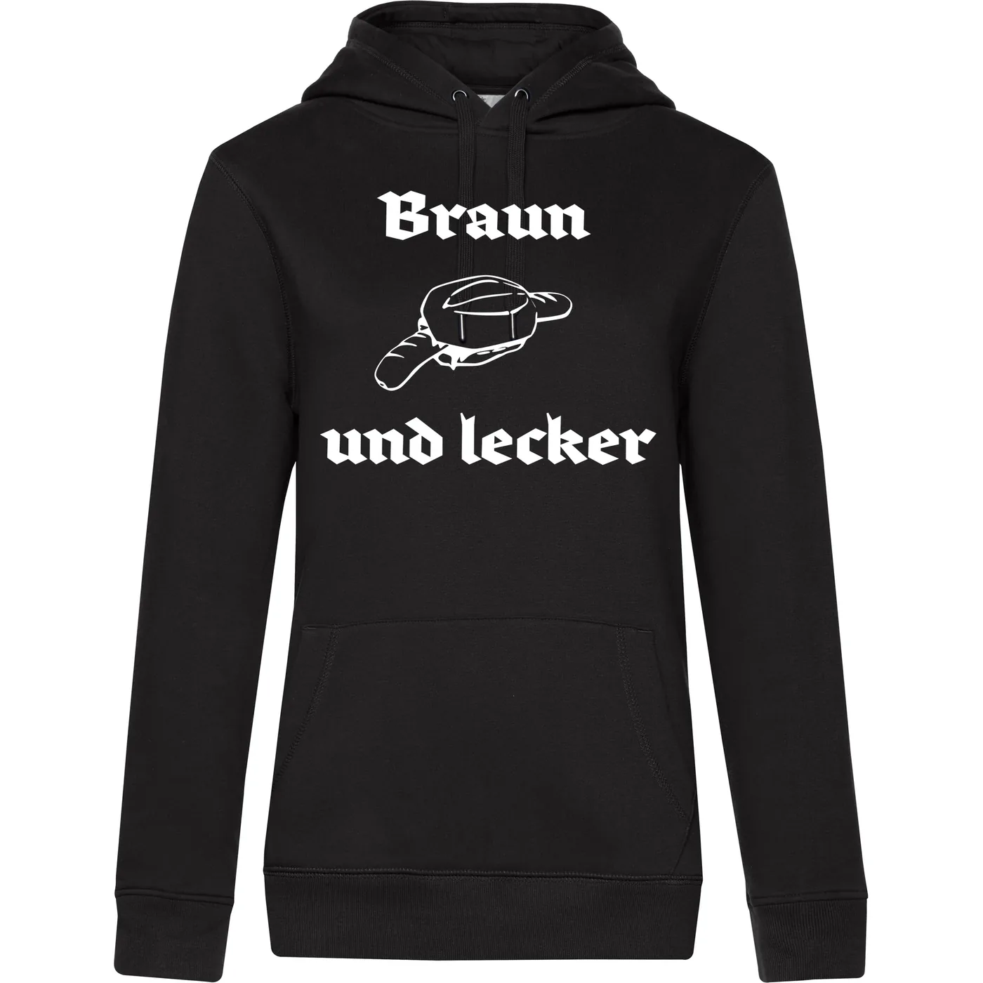 Damen Kapuzenpullover - Braun und lecker