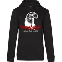Damen Kapuzenpullover - Consdaple, Adlerkopf 1990 Vorderseite