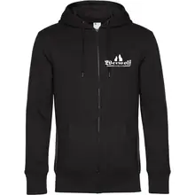 Herren Kapuzenjacke - Werwolf Germany mit Wolf Vorderseite