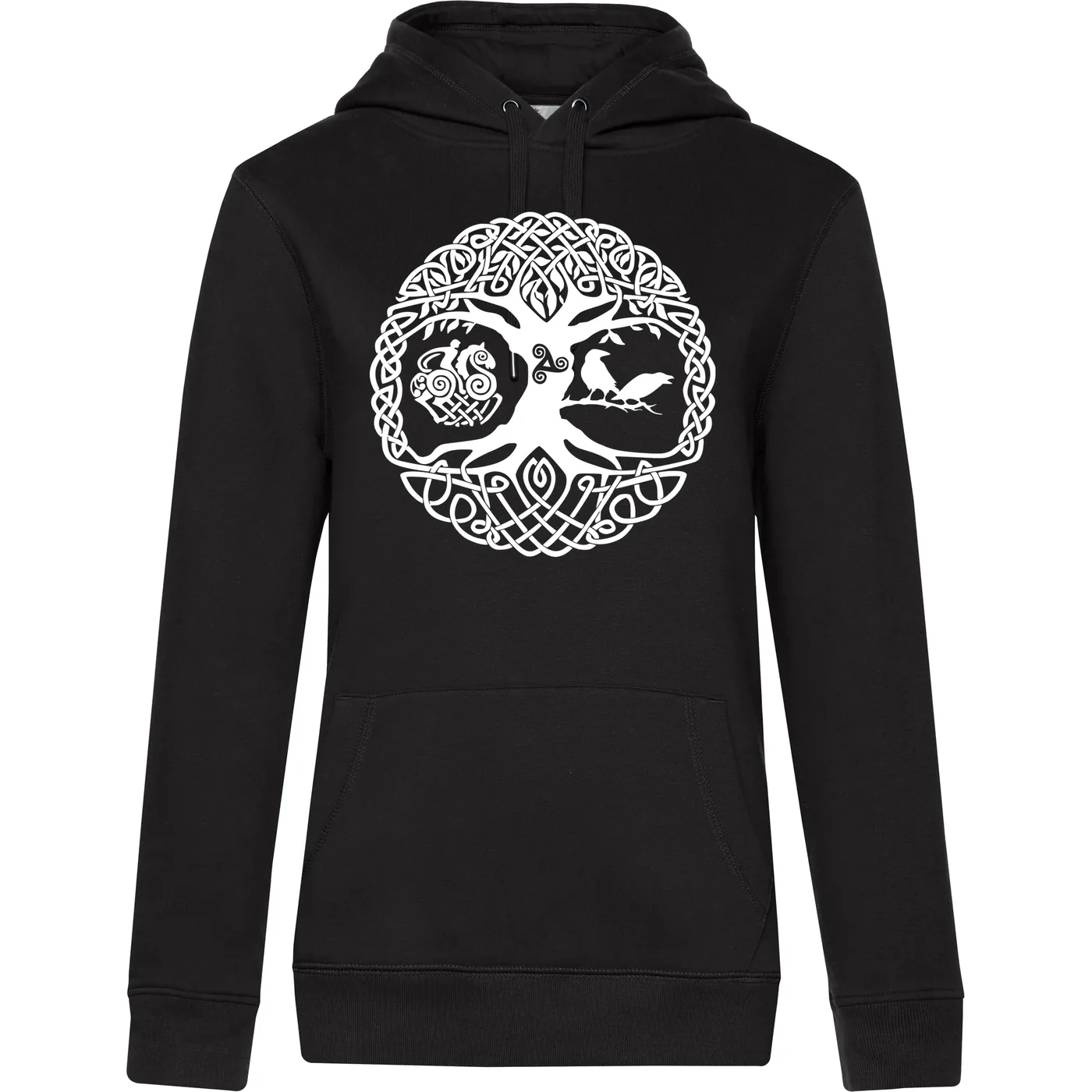 Damen Kapuzenpullover - Lebensbaum