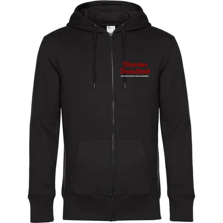 Herren Kapuzenjacke - Blutendes Deutschland
