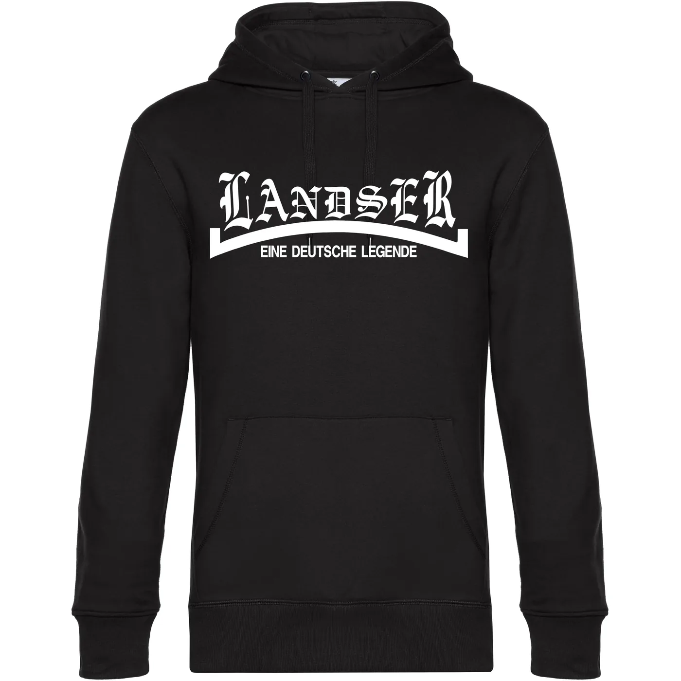 Herren Kapuzenpullover - Landser, weiß
