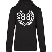 Damen Kapuzenpullover - 88, kranz Vorderseite