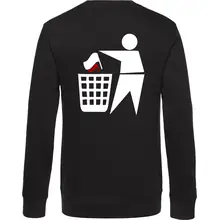 Herren Pullover - Keinen Bock auf Zecken Rückseite