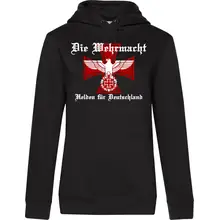 Damen Kapuzenpullover - Die Wehrmacht, Helden für Deutschland Vorderseite