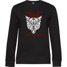 Damen Pullover - Lieber ein Wolf Odins als ein Lamm Gottes Vorderseite