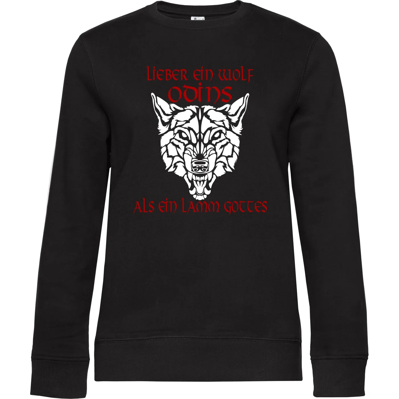 Damen Pullover - Lieber ein Wolf Odins als ein Lamm Gottes