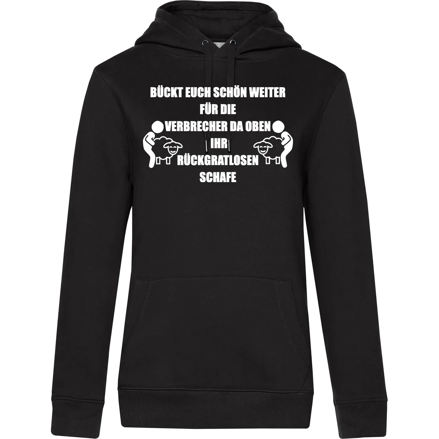 Damen Kapuzenpullover - Bückt euch schön weiter