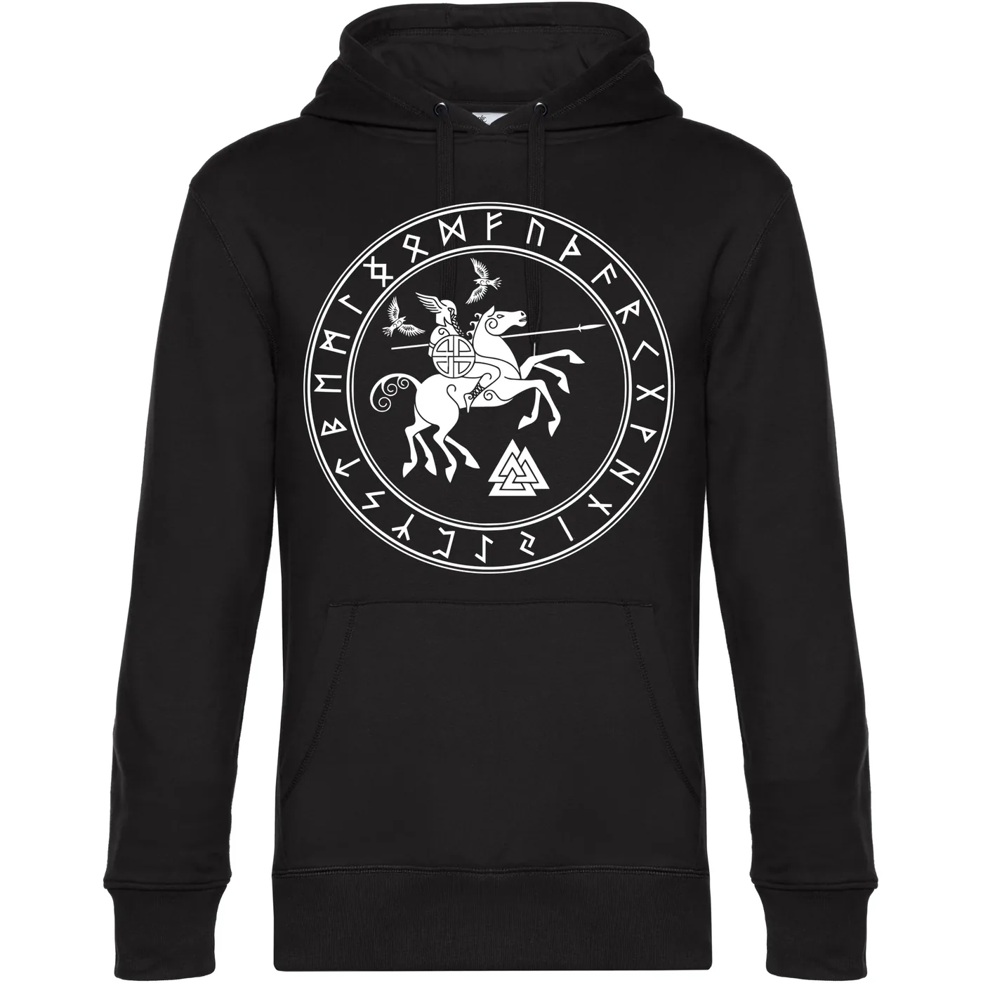 Herren Kapuzenpullover - Odin und Sleipnir