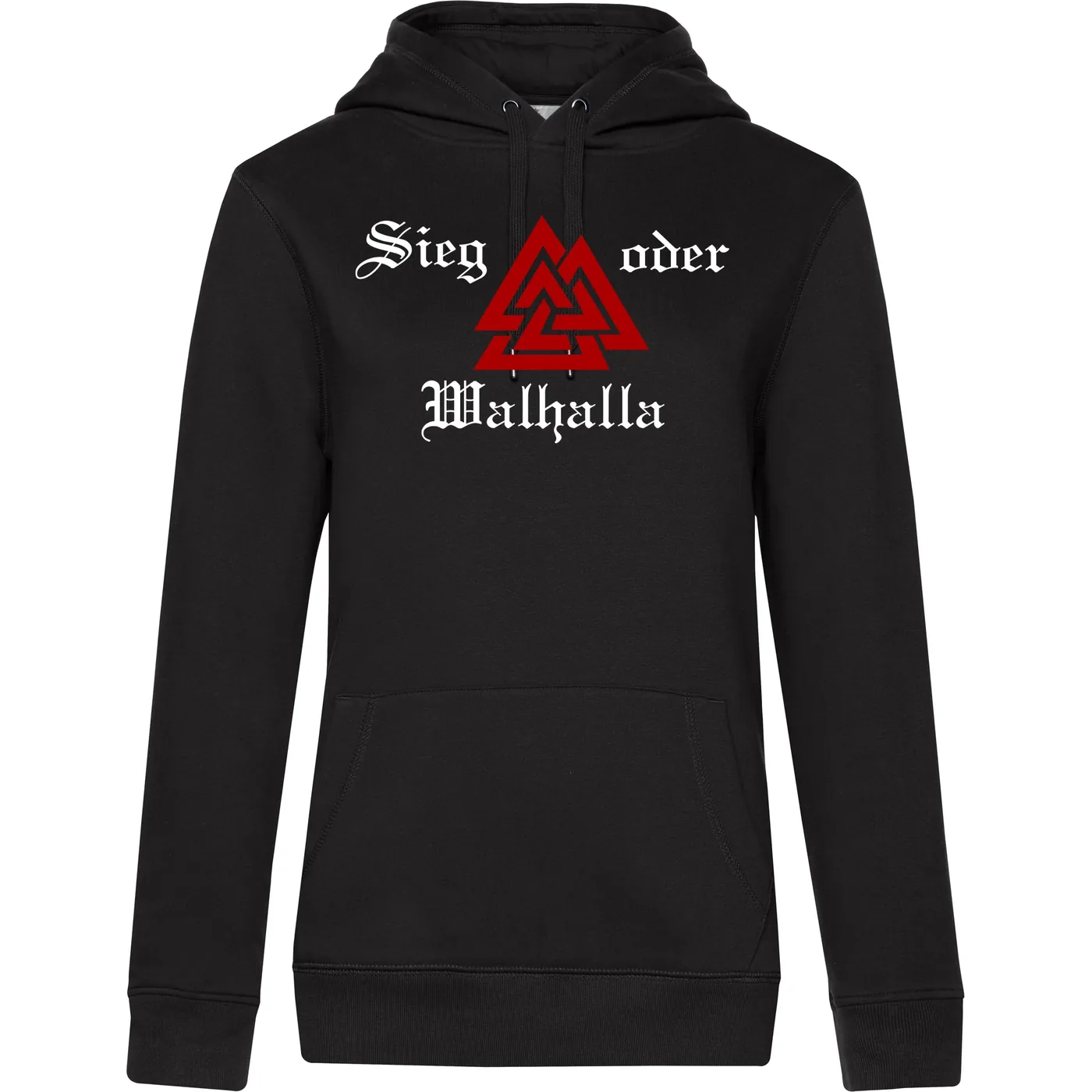 Damen Kapuzenpullover - Sieg oder Walhalla