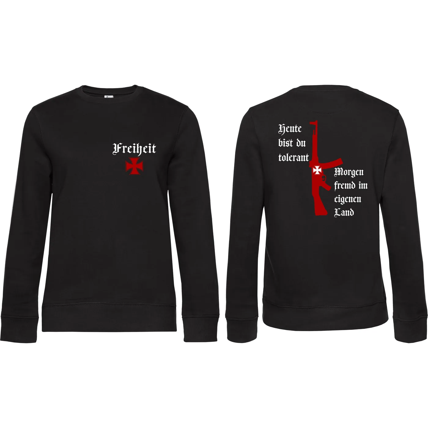 Damen Pullover - Heute tolerant morgen fremd im eigenen Land