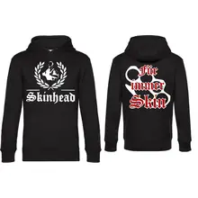 Herren Kapuzenpullover - Für immer Skin Vorder- und Rückseite