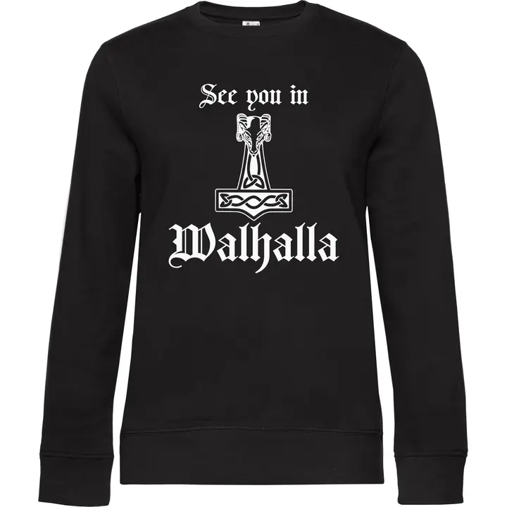 Damen Pullover - See you in Walhalla Thorhammer