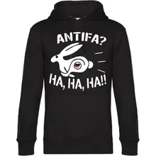 Herren Kapuzenpullover - Antifa, ha ha ha - gewählte Variante