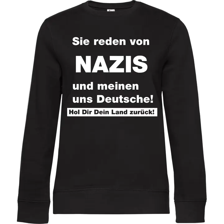Damen Pullover - Sie reden von Nazis
