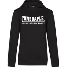 Damen Kapuzenpullover - Consdaple, härter als der Rest Vorderseite