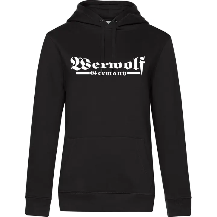 Damen Kapuzenpullover - Werwolf Germany ohne Wolf