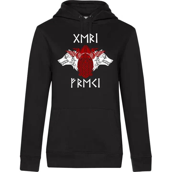 Damen Kapuzenpullover - Geri und Freki