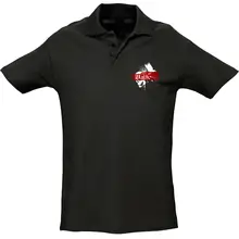 Herren Standard Poloshirt - See you in Walhalla, Totenkopf - gewählte Variante