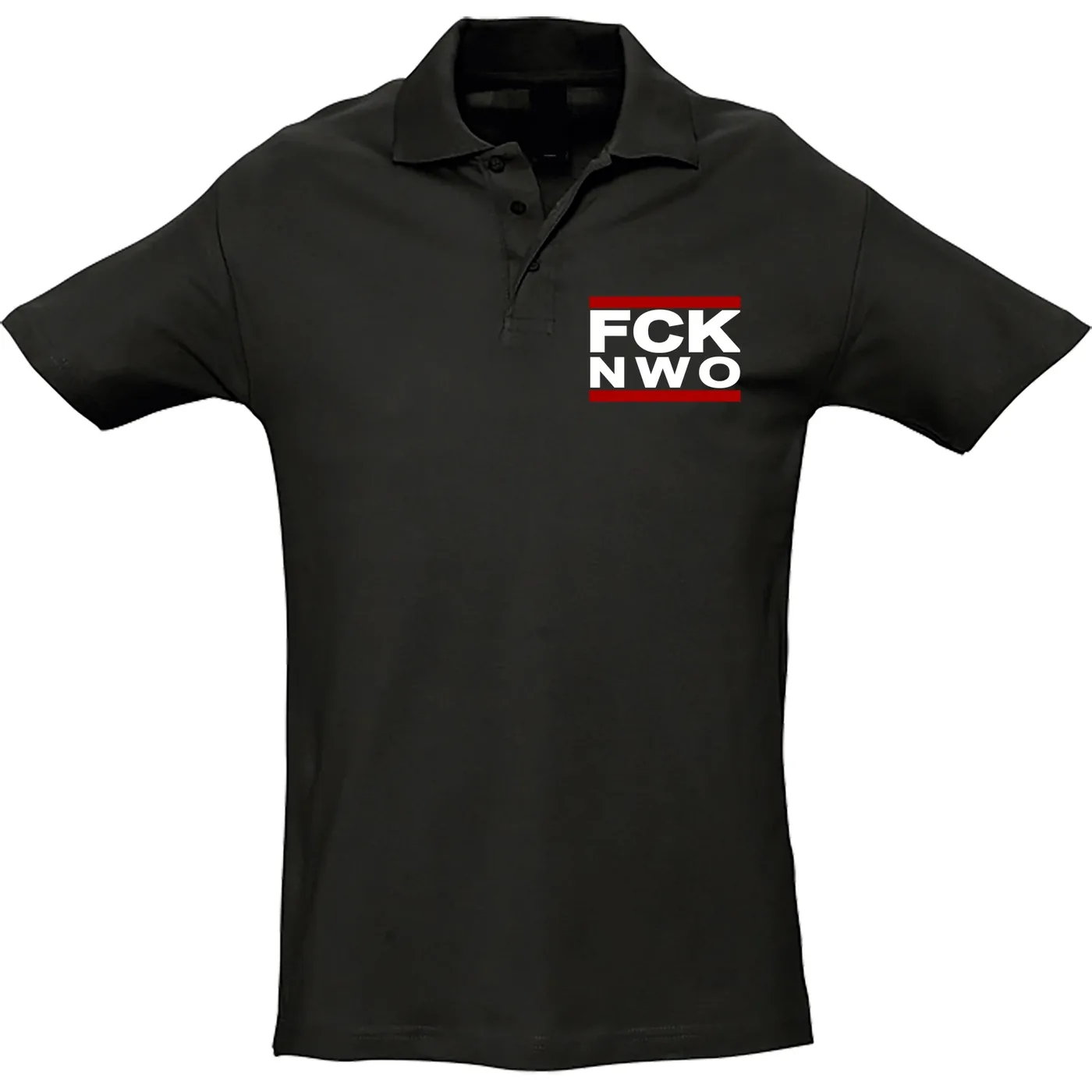 Herren Standard Poloshirt - FCK NWO