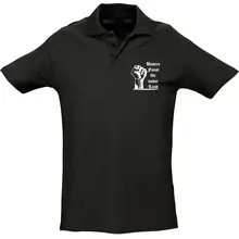 Herren Standard Poloshirt - Unsere Faust für unser Land - gewählte Variante