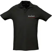 Herren Standard Poloshirt - Ungeimpft, Steckt euch eure Impfung in den Arsch Vorderseite