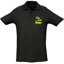 Herren Standard Poloshirt - Raus mit die Viecher Vorderseite
