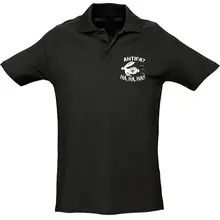 Herren Standard Poloshirt - Antifa, ha ha ha Vorderseite