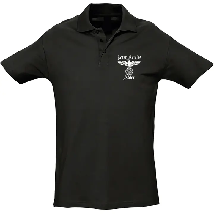 Herren Standard Poloshirt - Jetzt Reichs Adler