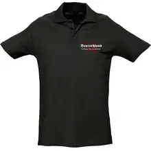 Herren Standard Poloshirt - Deutschland für Familie, Volk und Vaterland Vorderseite