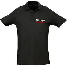 Herren Standard Poloshirt - Thüringer, wir bereuen nicht Vorderseite