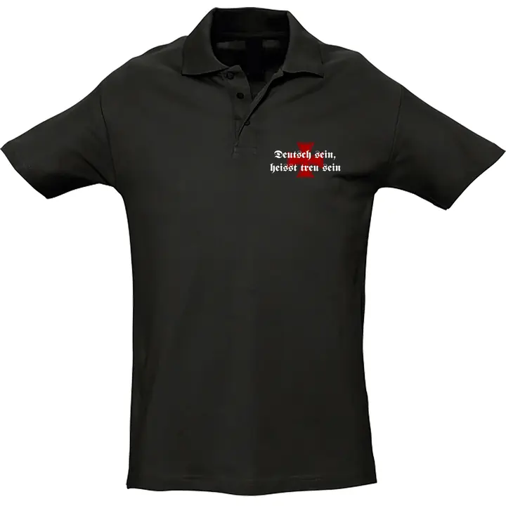 Herren Standard Poloshirt - Deutsch sein, heißt treu sein