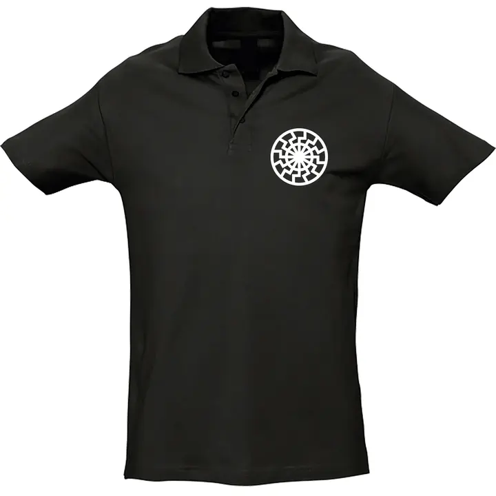 Herren Standard Poloshirt - Schwarze Sonne