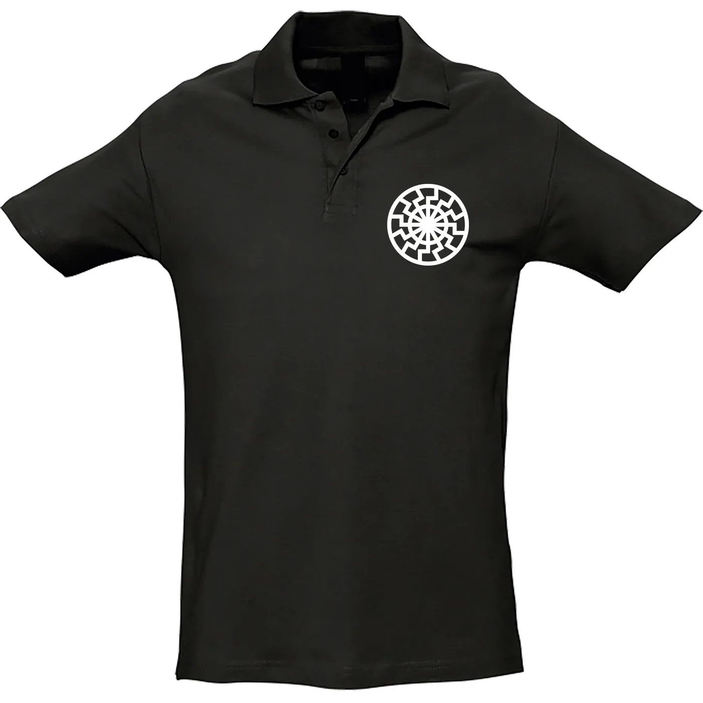 Herren Standard Poloshirt - Schwarze Sonne