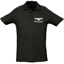 Herren Standard Poloshirt - Adler, Deutschland Vorderseite