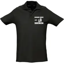 Herren Standard Poloshirt - Keinen Bock auf Zecken - gewählte Variante