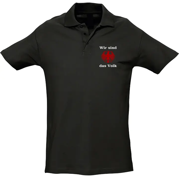 Herren Standard Poloshirt - Wir sind das Volk