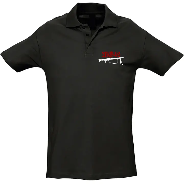 Herren Standard Poloshirt - Mg42 Einigkeit, Recht und Freiheit