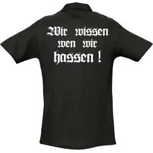 Herren Standard Poloshirt - Berserker Rückseite