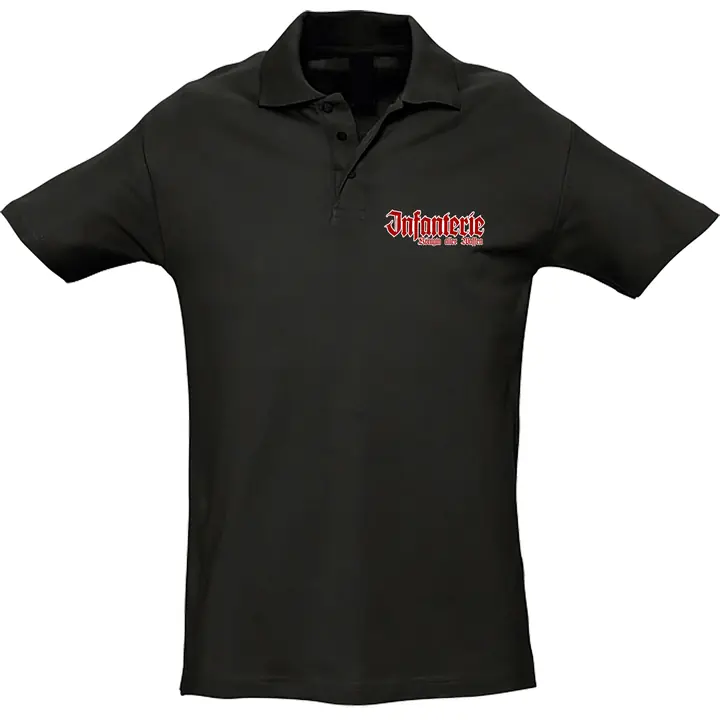 Herren Standard Poloshirt - Infanterie, Königin aller Waffen