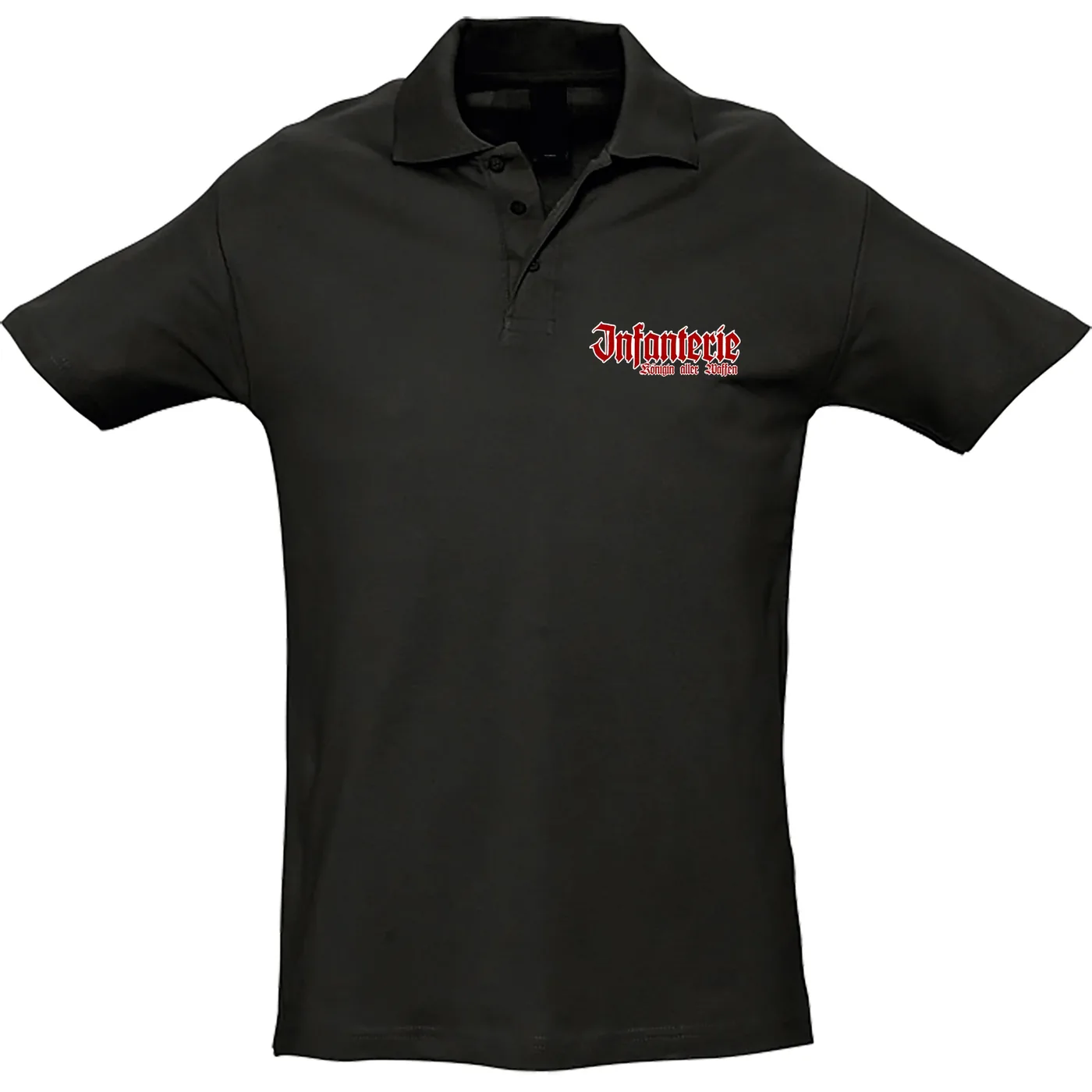 Herren Standard Poloshirt - Infanterie, Königin aller Waffen