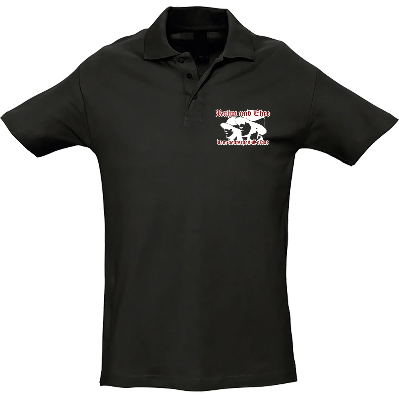 Herren Standard Poloshirt - Ruhm und Ehre dem deutschen Soldat