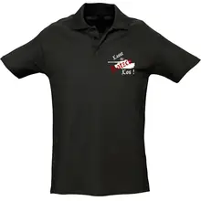 Herren Standard Poloshirt - Lasst die Katzen los Vorderseite