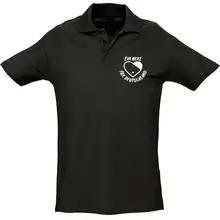 Herren Standard Poloshirt - Ein Herz für Deutschland Vorderseite