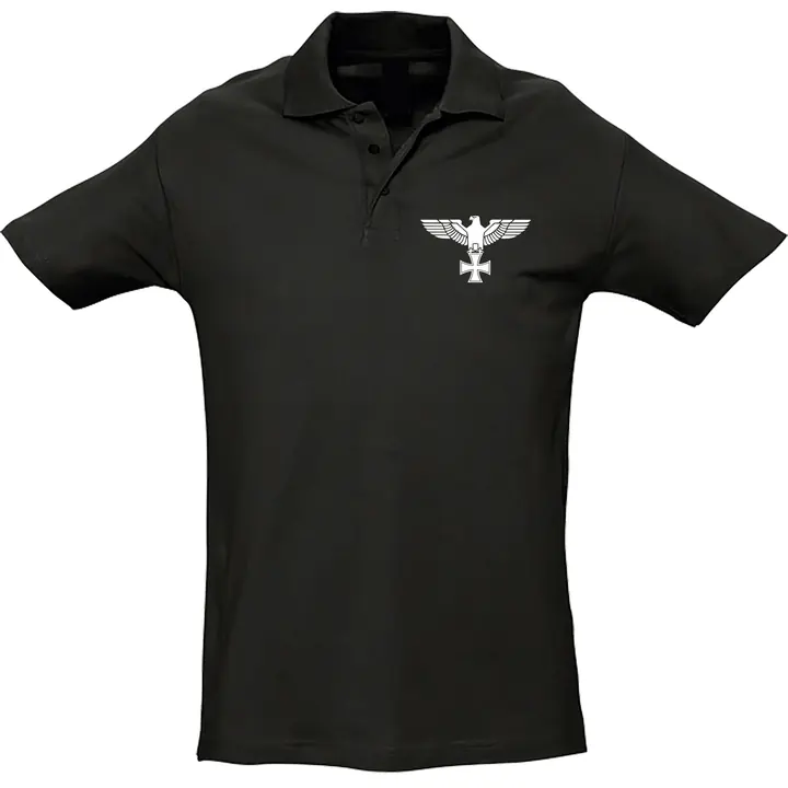 Herren Standard Poloshirt - Adler, Kreuz