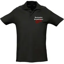 Herren Standard Poloshirt - Nationaler Sozialismus jetzt Vorderseite