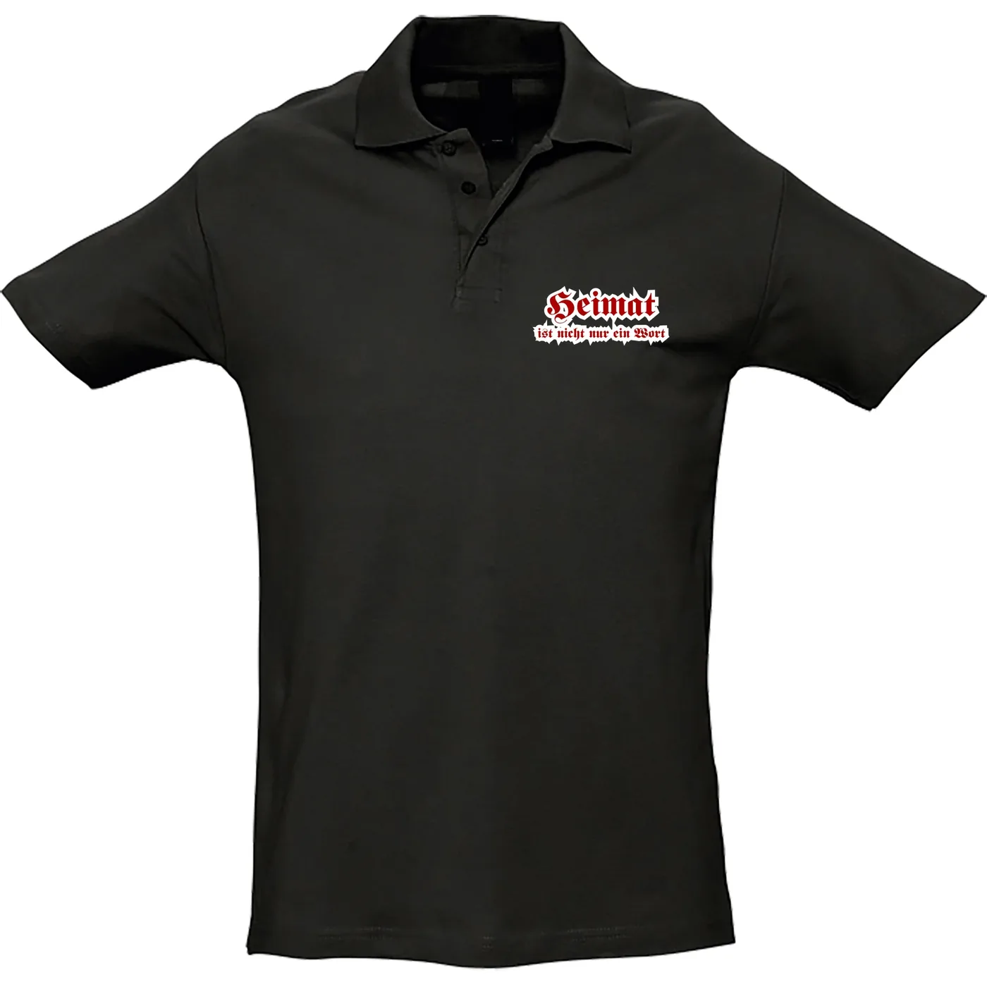Herren Standard Poloshirt - Heimat ist nicht nur ein Wort