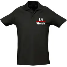Herren Standard Poloshirt - 14 Words - gewählte Variante