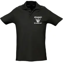 Herren Standard Poloshirt - Störkraft gib niemals auf Vorderseite