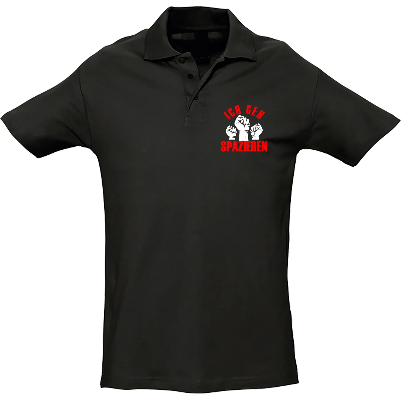 Herren Standard Poloshirt - Ich geh Spazieren